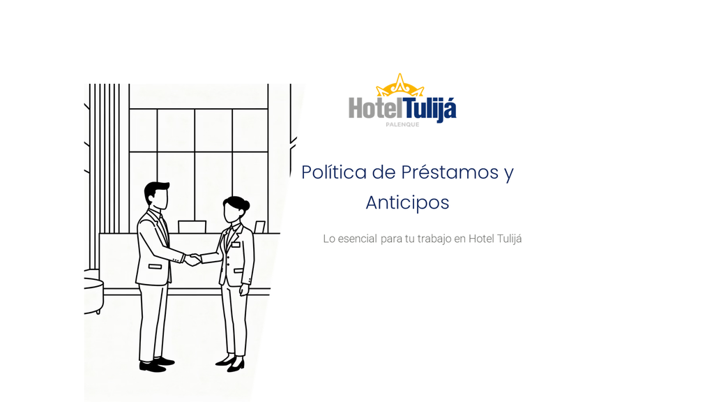 Política de prestamos y anticipos